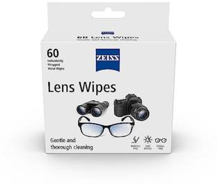 ZEISS Lens Wipes 60 Count- Pack of 1| Lens Cleaner - Perfect for Spectacles  Lens Cleaner
