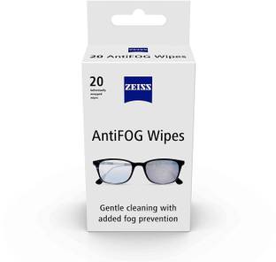 ZEISS Lens Cleaner for Gentle Cleaning with added Fog Free -(60 Wipes)  Lens Cleaner