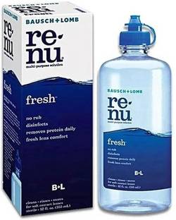 renu Fresh Comfort Removes Protein Daily Disinfects Len Water