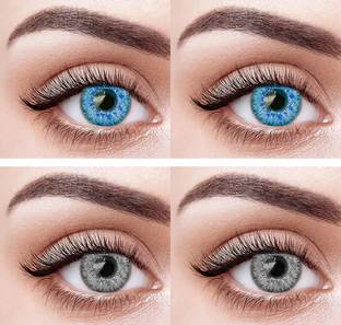Diamond Eye drak blue-grey Color Contact Lens For Men and Women drak blue-grey Color Contact Lens For Men and Women