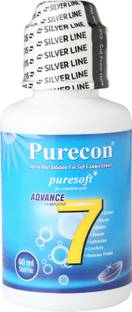 Purecon Puresoft for sensitive eyes contact Lenses solution (60 ml) All in one Solution for Soft contact Lenses