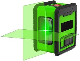 Real Instruments Rotatable Laser Level 2 Line Horizontal And Vertical Points Cross Lines Border IP54 Waterproof 360° High Precision Green Light Self Leveling Laser Level Magnetic Line Level