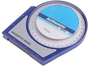dinojames 4" Angle Finder Tool for Satelite Dish Inclinometer Protractor Tilt Level Meter Clinometer Slope Angle Meter with Magnetic Base Magnetic Inclinometer Level (15 cm) Magnetic Inclinometer Level