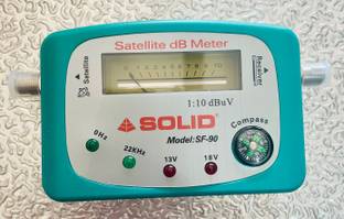 Solid SF-90 Satellite Analog dB Meter Best Satellite Finder Indias,s No.1 Satellite Finder Non-magnetic Engineer's Precision Level