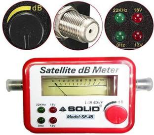 AN Sunshine DB Meter For Full-HD Dish T.V Network Setting ( SF-48) Satellite Signal Finder Non-magnetic Electronic Level