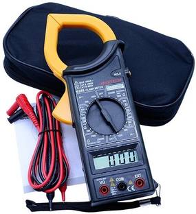 GoodsBazaar Clamp Meter - M266 Digital Clamp Meter Large Display Screen Anti Drop Handle M-266 Tong Tester Non-magnetic Engineer's Precision Level