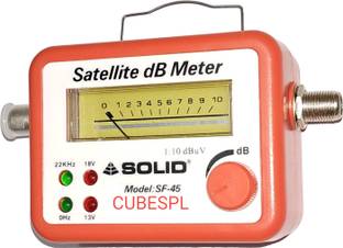 GoodsBazaar Satellite DB Meter SOLID SF-45 Satellite Finder DB Meter Satelite Meter Dish Gain Magnetic Engineer's Precision Level