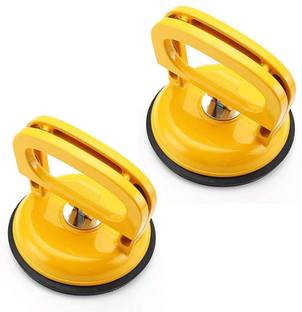 uptodatetools 2 Pack Glass Suction Cup Aluminum Vacuum for Glass Tiles Mirror Granite Lifting Lever Tool