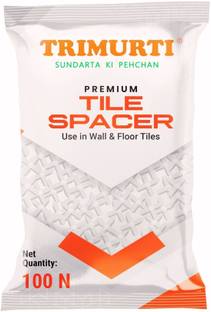 Trimurti 4 mm Tile Spacer Tiles Levelling System Plastic Use for Wall & Floor Lever Tool