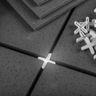 Spotview Tile Spacers Set - 100 Pieces (4 mm) for Precision Tile Alignment Lever Tool