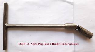 VIRATTOOLS Activa Plug Pana T Handle (Universal Joint) Lever Tool