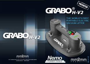 Grabo New Type Portable Battery H V2 Electric Vacuum Suction Cup Lever Tool