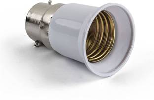 Ascension 1 B22-E27 Screw Base Socket Lamp Holder Light Bulb Converter Adapter Plastic Light Socket