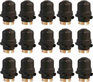 Elco Black Pendant Bulb Holder Plastic Light Socket Holder Plastic Light Socket
