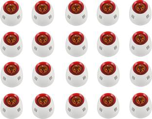 JELECTRICALS Fancy Red Ring Bulb Holder - Pack of 20 Plastic Light Socket