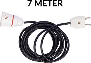 JELECTRICALS Bulb Holder With Wire - 7 Meter Long Wire Copper Light Socket