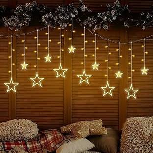 Refulgix 138 LEDs 3 m Yellow Flickering, Steady Star Rice Lights