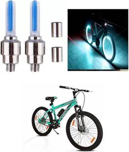 E-Shoppe Cycle Steel, Plastic Tyre Valve Cap For Leader TORFIN 26T with Front Su LED Wheel Reflectors