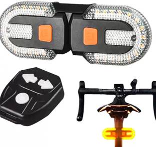 प्रोटोस इंडिया.नेट Wireless Tail Indicator Light Bicycle,38 LED Rechargeable Remote Control LED रियर ब्रेक लाइट