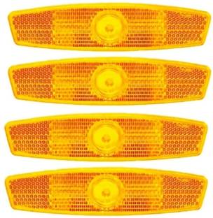 CYCLOWN COOL & SHININGFUL 4 PCS FRONT & REAR CYCLE REFLECTOR LIGHT FO SAFETY RIDE. LED Front Rear Light Combo