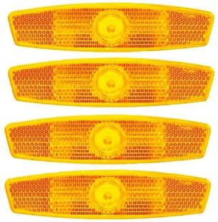 CYCLOWN 4 PCS FRONT & REAR CYCLE REFLECTOR LIGHT LED Front Rear Light Combo