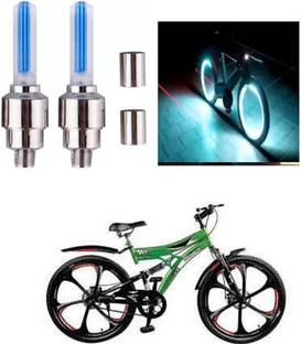 E-Shoppe Cycle Steel, Plastic Tyre Valve Cap For Lava Fshox Db 26T Multispe LED Wheel Reflectors