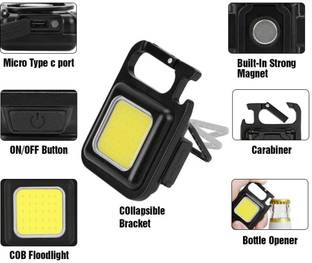 CCE Small Flashlights Mini Keychain, Rechargeable 3 Modes Portable Pocket Light LED LED Lantern