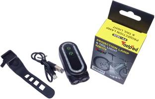 RESHNE Bicycle USB Rechargable Projection lamp & tail light LED Rear Break Light