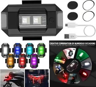 BLACKBELL Universal Safety Small Light 7 Colors, 30 Modes, Cycle, Helmet, Motorbike 1 Pc LED Rear Break Light