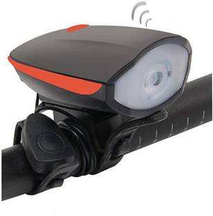 rebel 2-in-1 USB Rechargeable Bicycle Horn Light (3 modes) LED Front Light