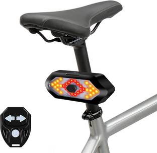 Linist Bicycle Tail Light Turn Signals,5 Modes 3 in 1 Function Rear Tweeter LED Rear Break Light