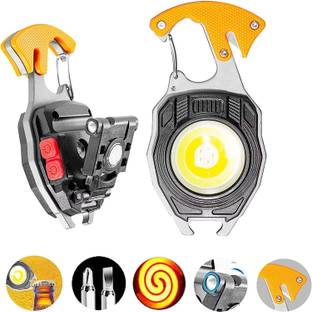 FINARO rechargeable, 7 Lighting Modes Work Inspection Lamp 2 hrs Torch Emergency Light