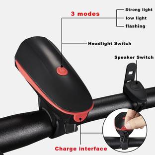 Rebound 3 MODE CYCLE LIGHT WITH HORN LED Front Light