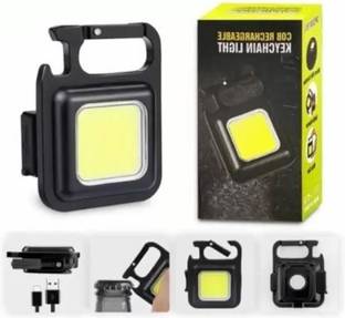 NKPR Portable LED Keychain Flashlight Rechargeable 4 Modes With Bottle Opener 60 8 hrs Torch Emergency Light
