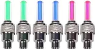 BLACKBELL Cycle Tyre Valve Light Bike Wheel Valve Light LED Wheel Reflectors RGB Color 6pc LED Wheel Reflectors