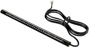 Biroller Universal License Plate LED Light Strip with 48 SMD LED Brake Stop Turn Signal LED Front Light