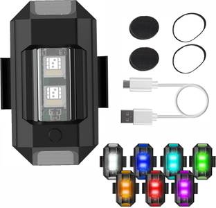 Onbicle Universal Safety Small Light 7 Colors, 30 Modes, Cycle Helmet Bicycle Motorbike LED Rear Break Light
