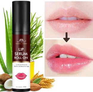INTIMIFY Roll On Lip Serum Oil, Lip Lightening & Plumping Serum for men & women Natural