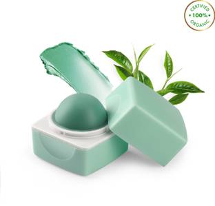 Organic Harvest High Gloss Lip Balm: Green Tea | For Women & Men to Lighten Dark Lips Green Tea