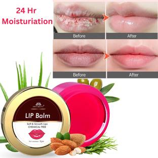 INTIMIFY Natural Lip Balm for lightening Dark Lips, Lip Care For Dark Lips, Pink lip balm Natural