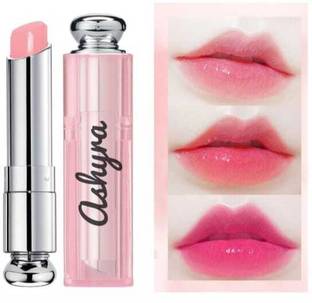 Ashyra Hydrating Lip Balm Stick – Subtle Pink Tint for Everyday Glow (Pack of 1) Strawberry