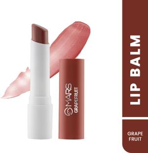 MARS Aqua Splash Tinted Lip Balm Enriched with Shea Butter| Non-Sticky & Moisturizing (GRAPEFRUIT)