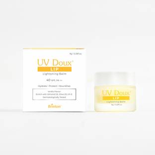 Brinton UV Doux Lip Lightening Balm SPF 40 PA ++ with Almond Oil, Olive Oil & Vitamin E Vanilla
