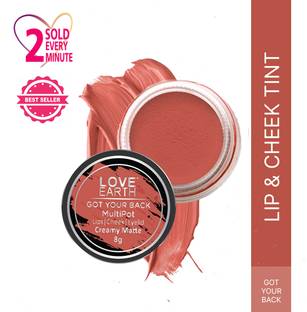 LOVE EARTH -Got Your Back Lip Tint For Lips, Eyelids & Cheeks chocolate vanilla