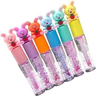 LOVE HUDA Lip Gloss Tint for Dry and Chapped Lips in Cute Candy-shape Metallic-Finish