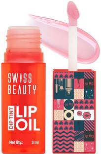SWISS BEAUTY Dip Tint Lip Oil Strawberry