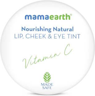Mamaearth Nourishing Natural Lip Cheek & Eye Tint with Vitamin C & Rose Rose Pink