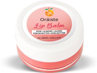 Oraiste Lip Balm | Shea Butter & Almond Oil | For Dry, Chapped, Dark & Pigmentated Lips Rose