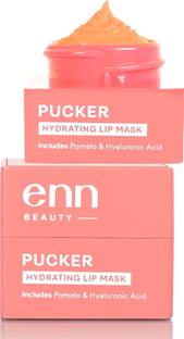 ENN Pucker Hydrating Tinted Lip Mask For Soft & Hydrated Lips With Hyaluronic Acid & Pomelo