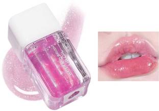 WOONGMI Lip Oil Soft Brush Moisturizing Lip Glass Tint Balm Candy